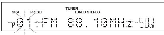 YAMAHA R-S300 - Een voorkeuzestation wissen - 3