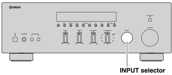 YAMAHA R-S300 - SETTING THE OPTION MENU FOR EACH INPUT SOURCE - 1