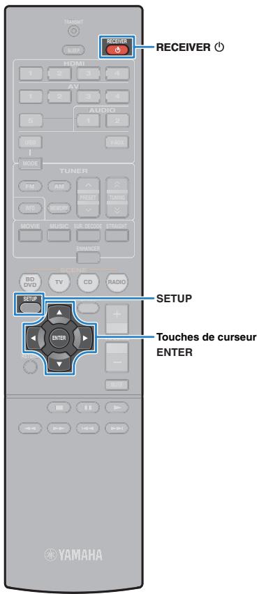 YAMAHA RX V375 - Avant de raccorder le cable d'alimentation (modèle standard uniquement) - 4