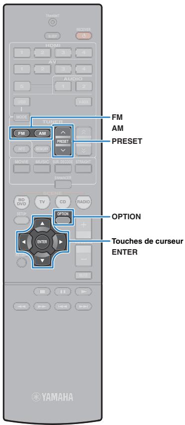 YAMAHA RX V375 - Enregistrement manuel d'une station de radio - 4