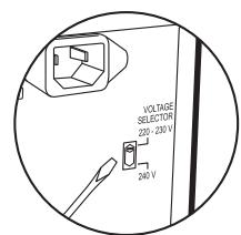 PIONEER SC-LX701 - Conexión del cable de alimentación - 1