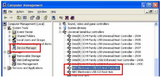 US ROBOTICS USB 3.0 PCI-E CARD - Windows XP - 1
