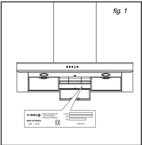 DE DIETRICH DHD 1112 X - EN | 6 / AFTER-SALES SERVICE - 1