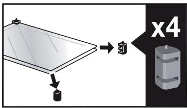 DE DIETRICH DOP7350X - DEMONTAGE ET REMONTAGE DE LA PORTE - 4