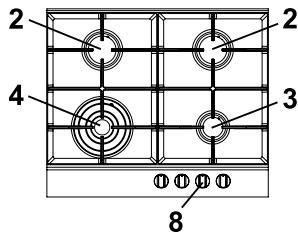DE DIETRICH DTE1110 F - Substituição do cabo de alimentação - 2