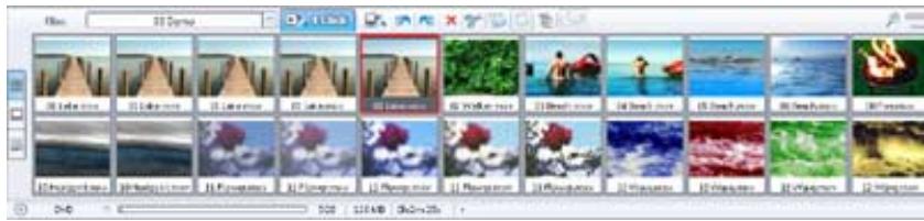 MAGIX FILMS SUR CD DVD - ModeStoryboard multiligne - 1