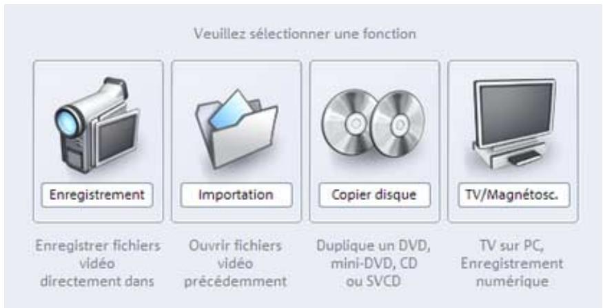 MAGIX FILMS SUR CD DVD - Interface « Enregistrement » - 1