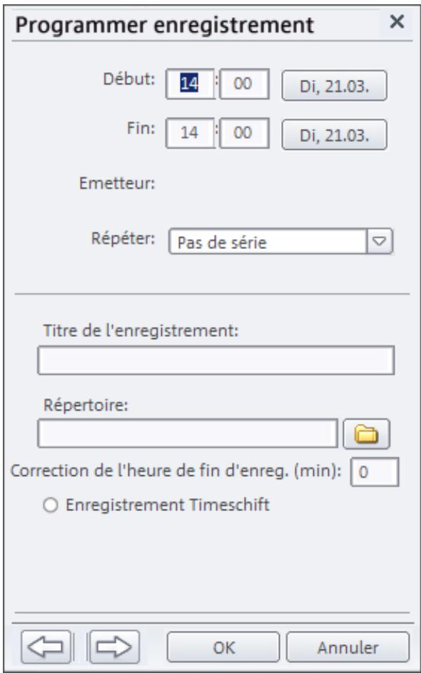 MAGIX FILMS SUR CD DVD - Programmer des enregistrements à l'aide du Timer - 3