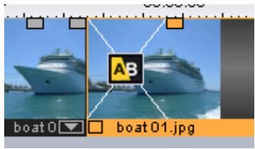 MAGIX FILMS SUR CD DVD - Fondu croisé simple en mode Timeline - 1