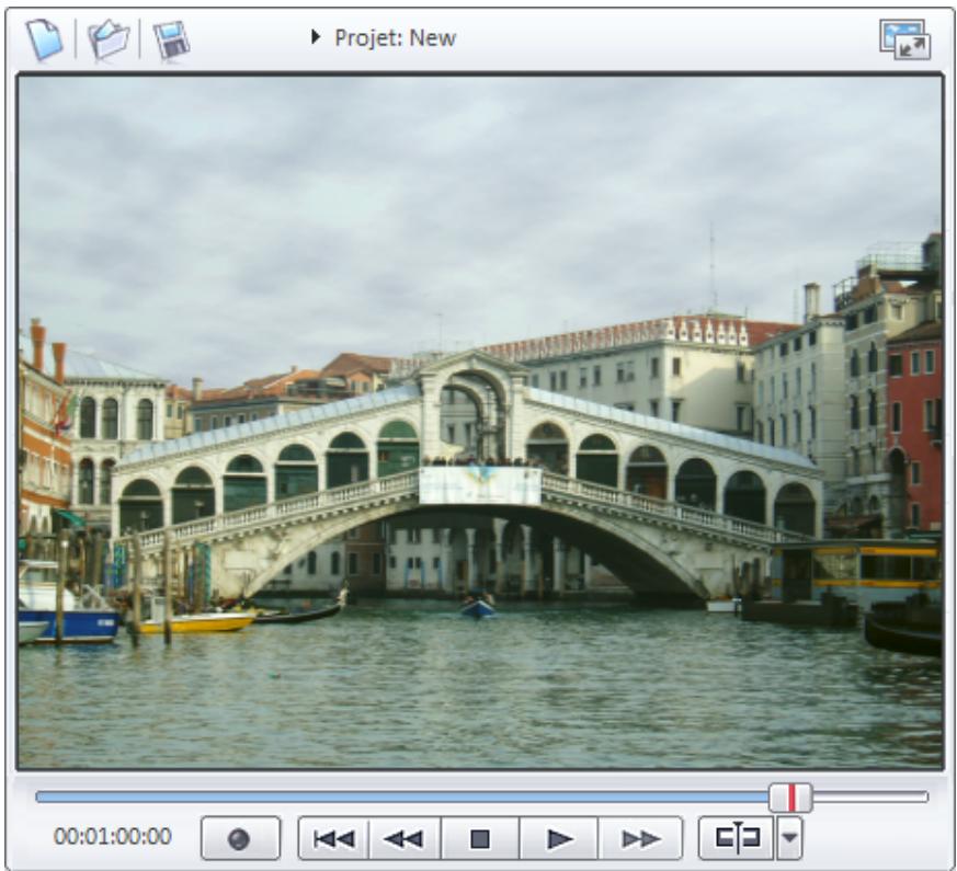 MAGIX FILMS SUR CD DVD - Moniteur video et boutons de navigation - 2