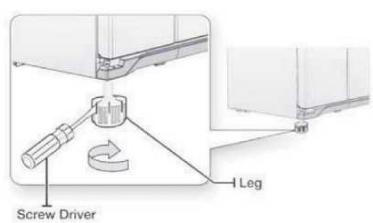 BRANDT BA673NXEA - Leveling the appliance - 3