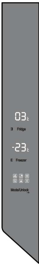 BRANDT BA673NXEA - Display controls - 1