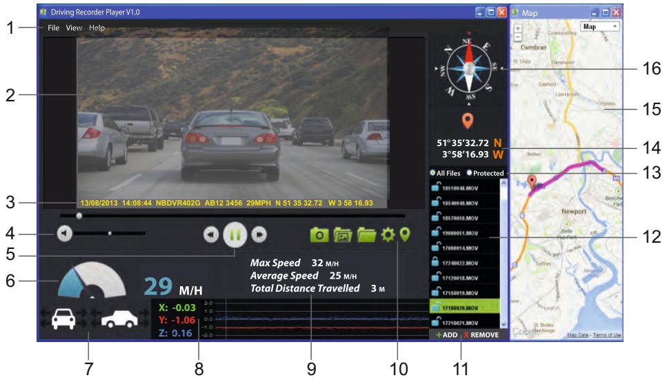 NEXT BASE IN CAR CAM 402 G PRO - Fonctions & commandes - 1
