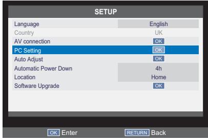 TOSHIBA 40S1650EV - Horizontal and Vertical Position - 2