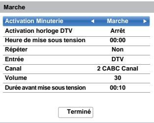 TOSHIBA 50L7333DF - Minut. marche - 1