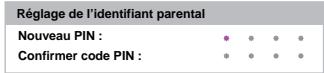 TOSHIBA 50L7333DF - Réglage de l'identifiant parental - 2