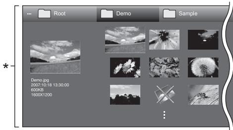 SHARP LC-40CFG4042E - Visualisation des vignettes - 1