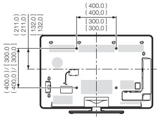 SHARP LC-40CFG4042E - Schémas dimensionnels - 3