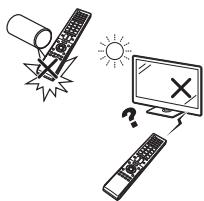 SHARP LC-40CFG4042E - Précautions sur la télécommande - 1