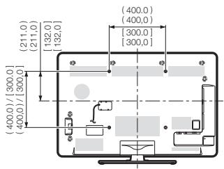 SHARP LC-40CFG4042E - Schémas dimensionnels - 7