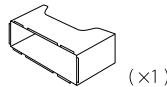 JVC KD-X341BT - Part list for installation - 3