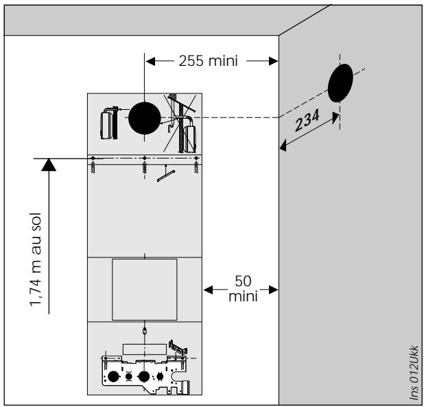 SAUNIER DUVAL THEMA C23E - Emplacement de la chaudière - 1