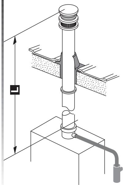 SAUNIER DUVAL THEMA PLUS F24/30E V 25 KW - Système ventouse verticale Ø 80 et Ø 125 mm (installation de type C32) - 1