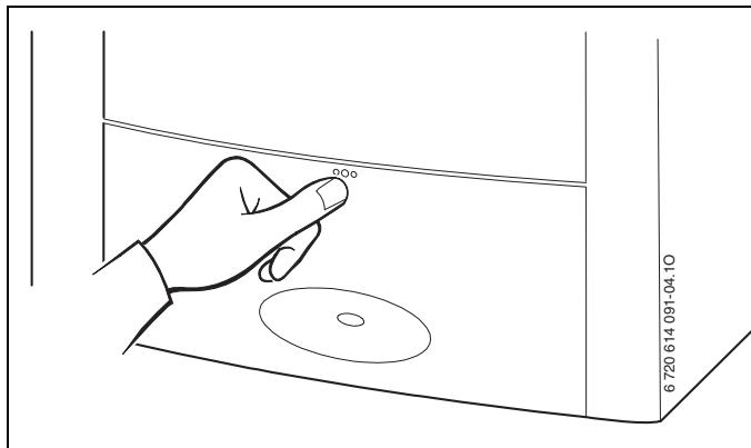 ELM LEBLANC ODEALIS GVT C 24-1H V 24 KW - Ouverture de la porte - 1