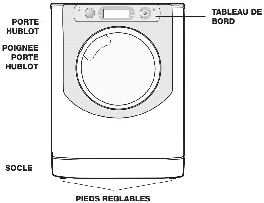 HOTPOINT AQD1170D 69 FR - Description de l'appareil - 1
