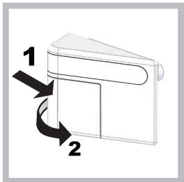 HOTPOINT BCB 31 AA FR - Replacing the light bulb * - 1