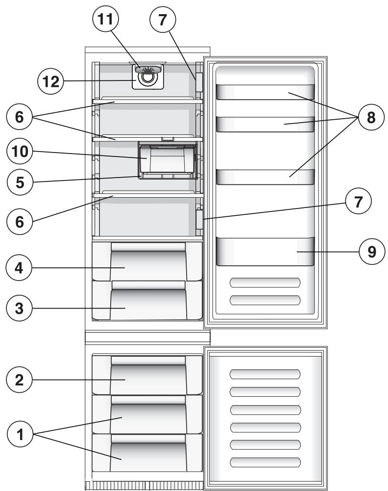 HOTPOINT BCB 31 AA FR - Geräteansicht - 1