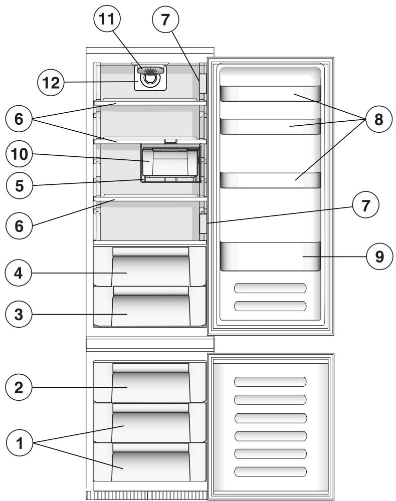 HOTPOINT BCB 31 AA FR - Vista en conjunto - 1