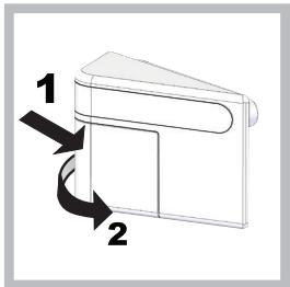 HOTPOINT BCB 31 AA FR - Substituição da lâmpada * - 1