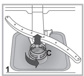HOTPOINT LFD 11M121 B EU - Cleaning the filters - 1