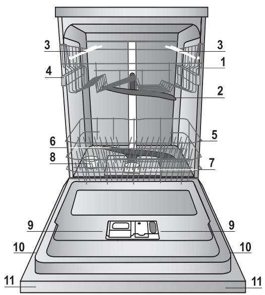 HOTPOINT LFD 11M121 B EU - Vue d'ensemble - 1
