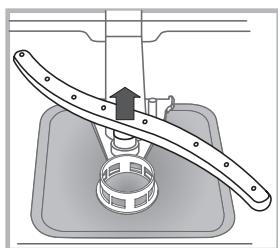 HOTPOINT LFD 11M121 B EU - Limpiar los rociadores - 2