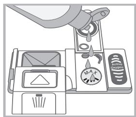 HOTPOINT LFD 11M121 B EU - Measuring out the rinse aid - 2