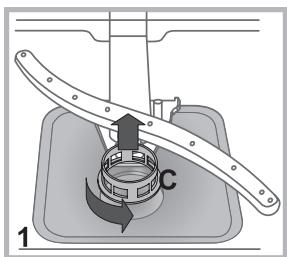 HOTPOINT LFD 11M121 B EU - Limpiar los filtros - 1