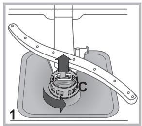 HOTPOINT LFD 11M121 B EU - Die Filter reinigen - 1