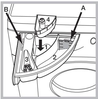HOTPOINT WMD943BSFR - Gaveta dos detergentes - 1