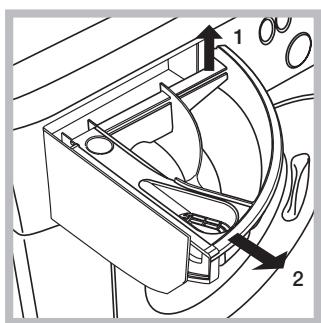 HOTPOINT WMD943BSFR - Limpiar el contentedor de detergentes - 1