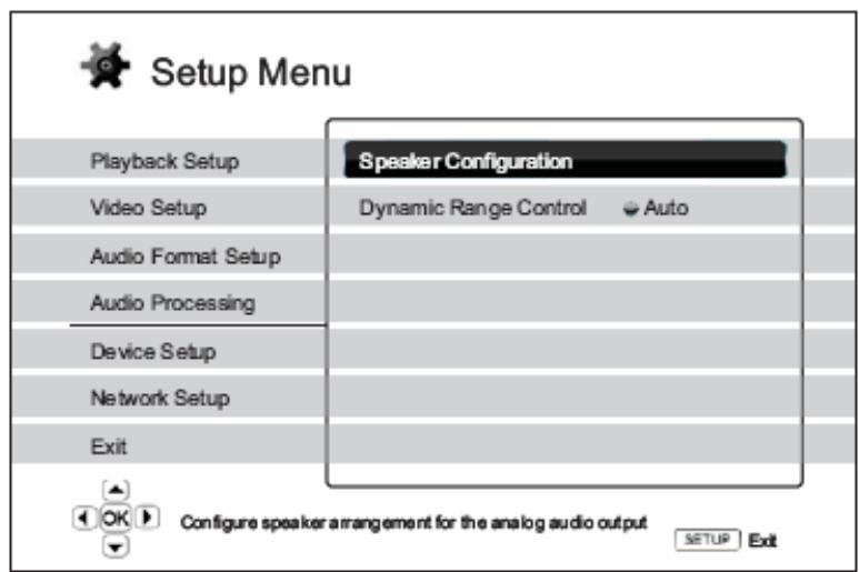 OPPO BDP-80 - REGLAGE DU TRAITEMENT AUDIO - 1