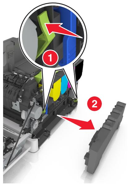 LEXMARK CS310DN - Remplacement de la bouteille de récapération de toner - 6
