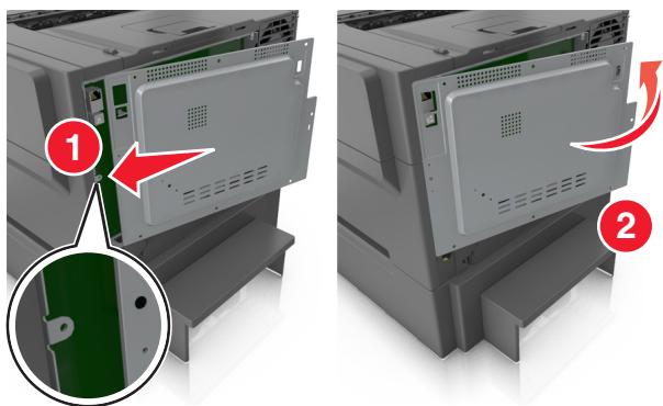 LEXMARK CS310DN - Installation d'une carte mémoire - 7