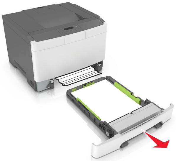 LEXMARK CS310DN - Bourrage, dispositif d'alimentation manuelle [251.xx] - 1
