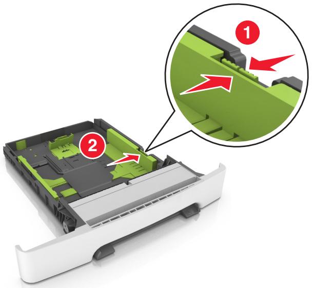 LEXMARK CS310DN - Chargement du tiroir 250 feuilles - 2