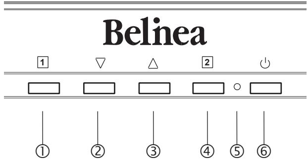 BELINEA 1905 G - RéGLAGE DE L'IMAGE DANS LE MENU OSD - 1