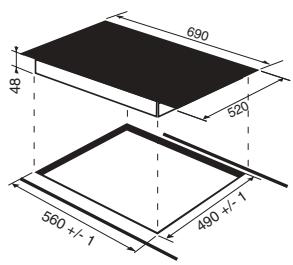 SCHOLTES TRP642DL - Encastrement - 2