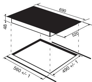 SCHOLTES TRP741O L - Empotramiento - 2