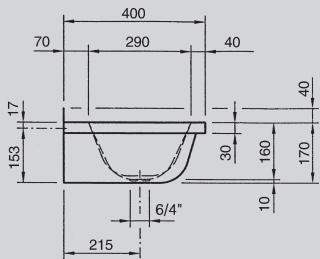FRANKE SATURN RIGOLES - BROCHURE - Lavabo rigole ECN400CNS avec plage de robinetterie - 6